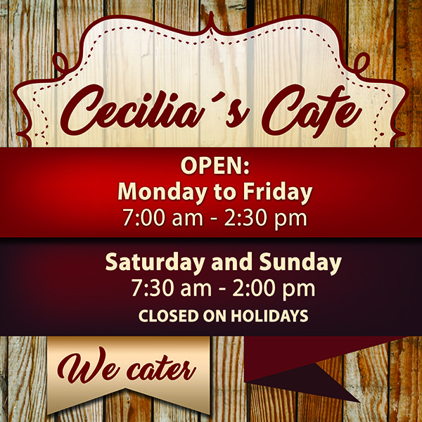 Printed Advertising / Cecilia´s Cafe