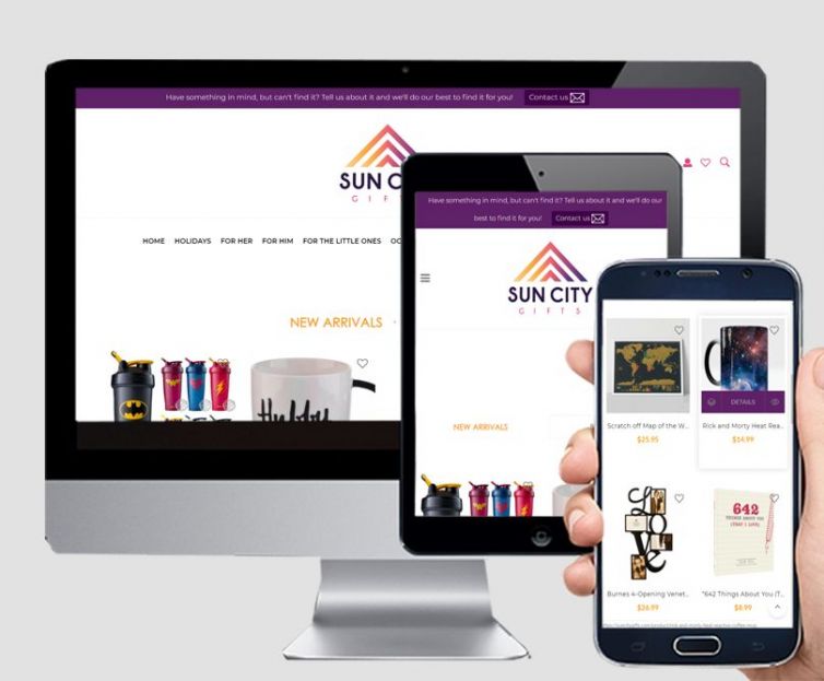 Web Design / Sun City Gifts